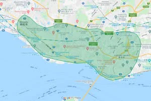 ウーバーイーツakashi,kobeエリアマップ