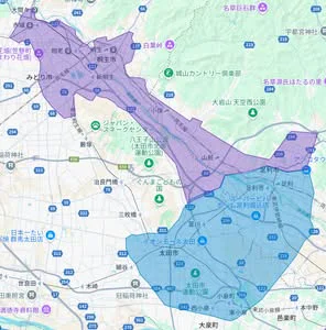ウーバーイーツashikagaエリアマップ