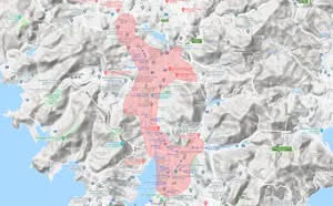 ウーバーイーツnagasakiエリアマップ