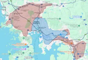 ウーバーイーツsaseboエリアマップ