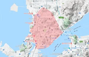 ウーバーイーツshimonosekiエリアマップ