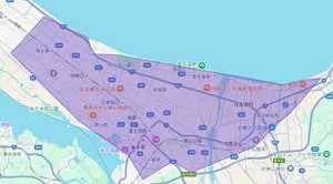 ウーバーイーツyonagoエリアマップ